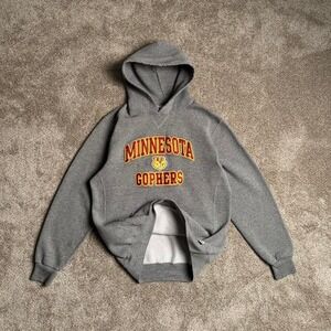 RUSSELL ATHLETIC "MINNESOTA GOPHERS" HEATHER GREY HOODIE